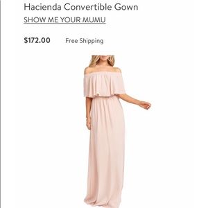 Show Me Your Mumu Dusty Blush Bridesmaid Dress (M)
